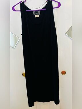 Stitch's Black Midi Tank stretch Dress size M